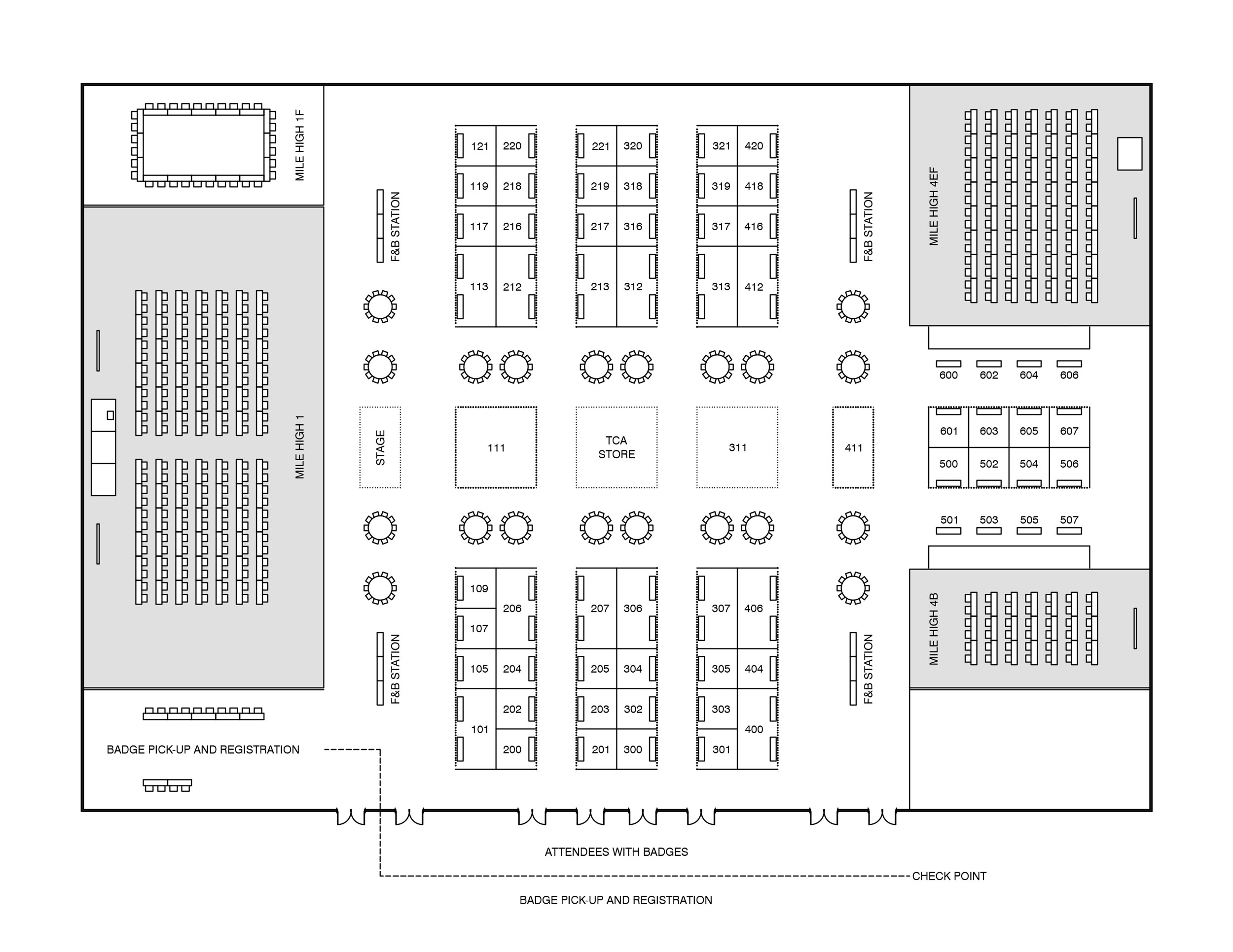 Expo floor plan